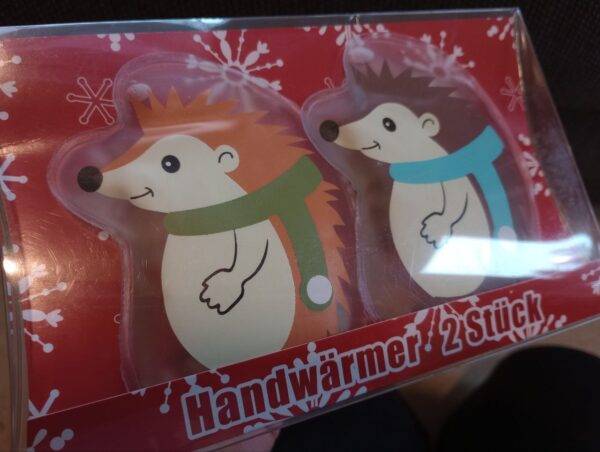 NEU mit Verpackung!!! - Igel Handwärmer 2 Stück, Paar NEU mit Verpackung!!! - Igel Handwärmer 2 Stück, Paar