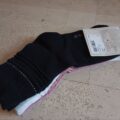 NEU mit Etikett - 3 Paar Socken in 3 Farben (73% Baumwolle) Gr. 35-38
