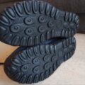 NEU - blaue wasserabweisende Fleece Winter-Barfußschuhe Gr. 36
