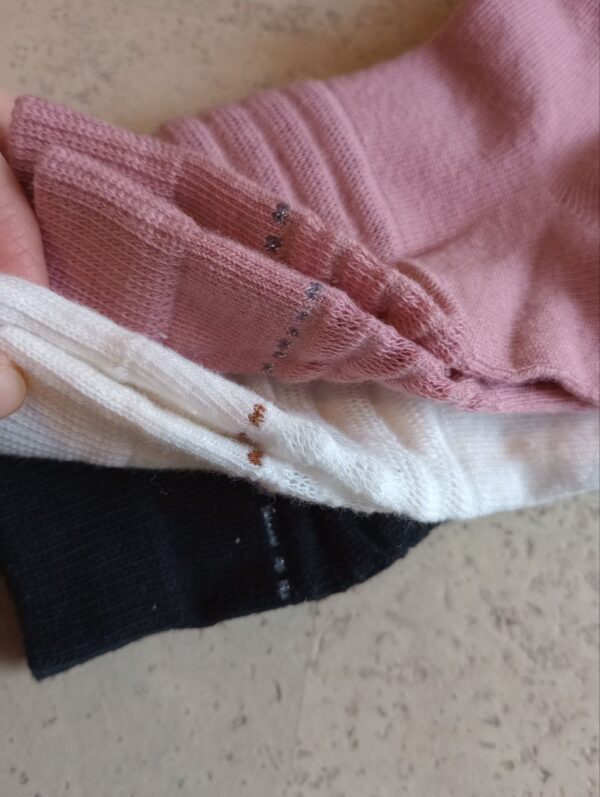 NEU mit Etikett - 3 Paar Socken in 3 Farben (73% Baumwolle) Gr. 35-38