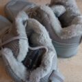 NEU - Warme graue wasserabweisende Winter-Barfußschuhe Gr. 37