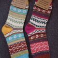 NEU!!! - 2 Paar bunte Thermosocken Größe 39-42