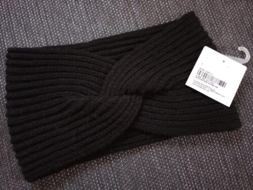 NEU - Strick schwarzes Stirnband Umfang ca. 50-55 cm Gina Benotti