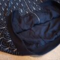 NEU - dunkelblau mit weißem Muster Blouson Jacke Größe M