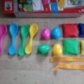 SEHR GUT - Kinderspiele Outdoor Eierlaufen Sackhüpfen von Simba SEHR GUT - Kinderspiele Outdoor Eierlaufen Sackhüpfen von Simba