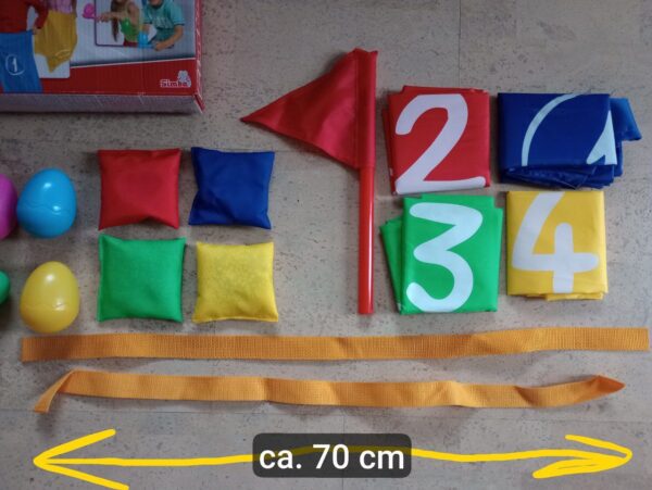 SEHR GUT - Kinderspiele Outdoor Eierlaufen Sackhüpfen von Simba SEHR GUT - Kinderspiele Outdoor Eierlaufen Sackhüpfen von Simba