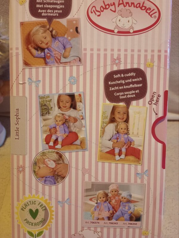 SEHR GUT - Little Sophia Puppe Baby Annabell & Zapf Creation 36cm