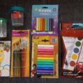 NEU - Pinsel + Becher, Knete, Schere, Cars Malset + Wasserfarben