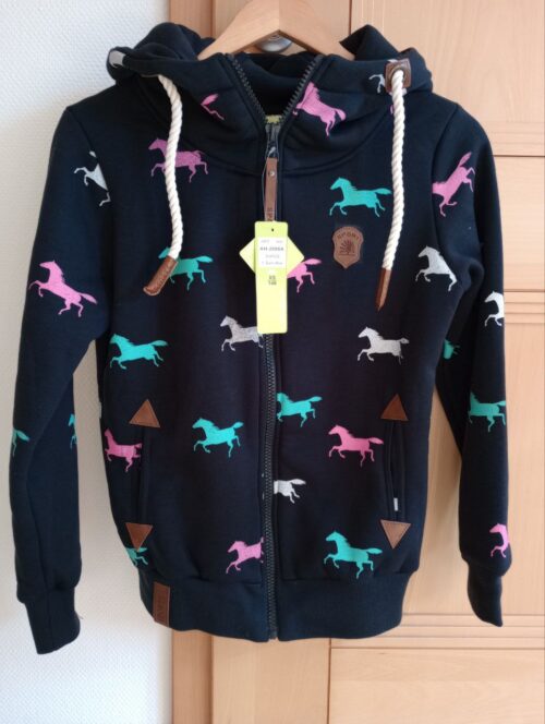 NEU! - VIN TE Pferde Sweat Hoodie Fleece Übergangsjacke (Gr. 146) NEU! - VIN TE Pferde Sweat Hoodie Fleece Übergangsjacke (Gr. 146)