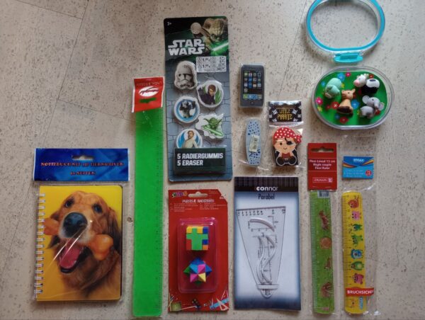 Neu - Star Wars, Piraten, Tier & Handy Radierer, Lineal, Notizbuch, Parabel