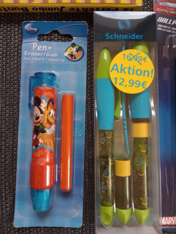 NEU - Buntstifte, Filzstifte, Bleistifte, Füller von Schneider, Cars, Disney